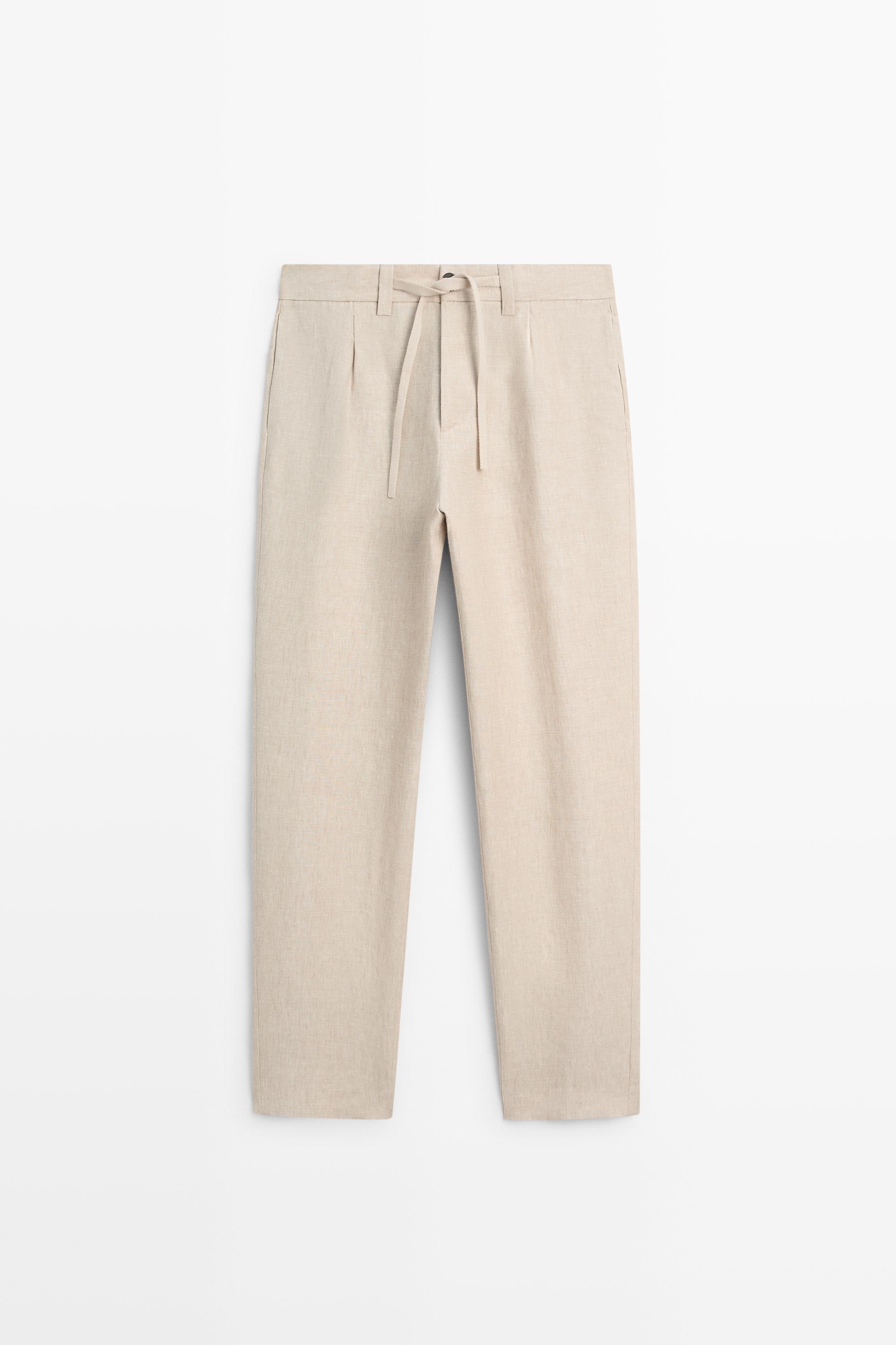 Pantalon 100 % lin total look